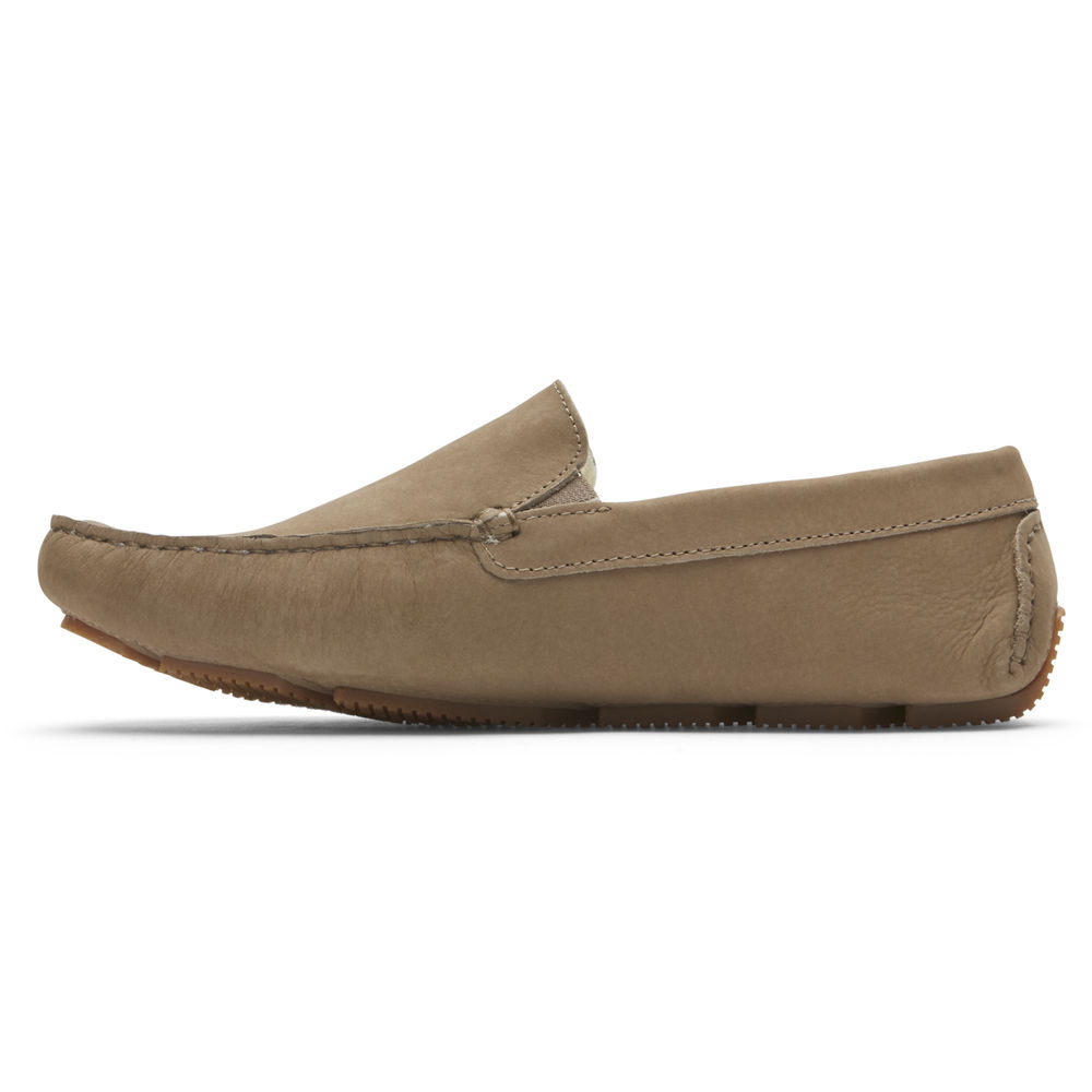 Rockport Mens Rhyder - Slippers Khaki - KEH036419